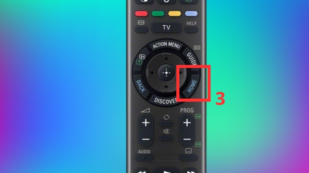 Cách sử dụng điều khiển tivi Sony bước 3