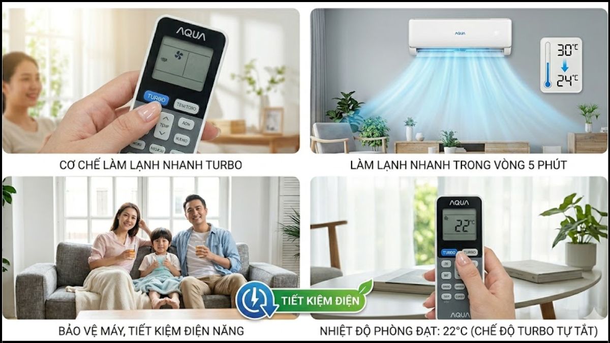 Cách sử dụng remote máy lạnh Aqua Nâng cao