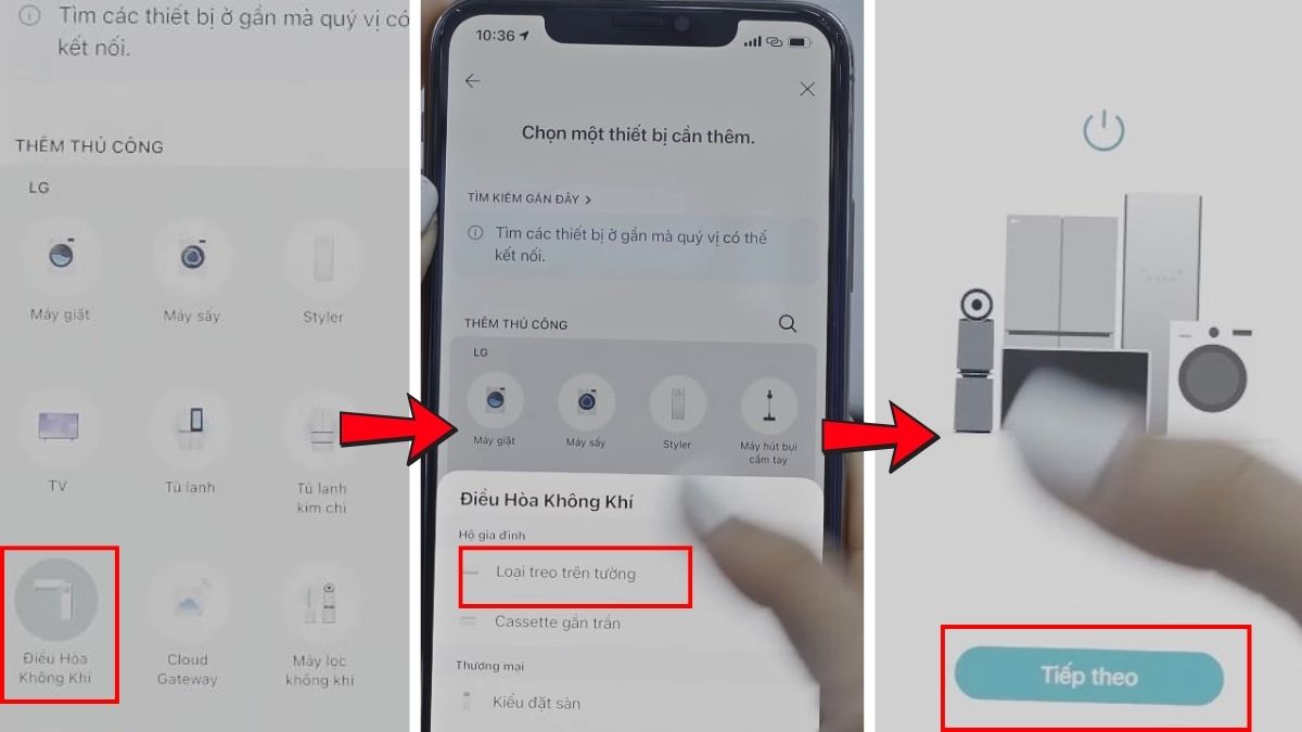 Điều khiển máy lạnh LG bằng điện thoại (Smart ThinQ)