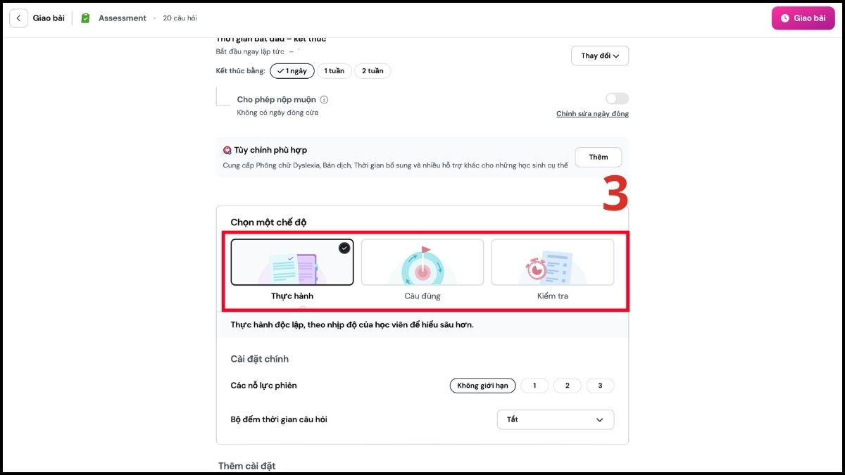 Cách giao hoạt động cho học sinh