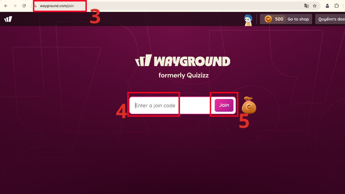 Cách tham gia và làm bài trên Wayground dành cho học sinh