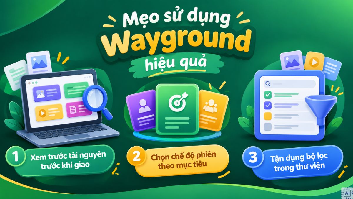 Mẹo sử dụng Wayground hiệu quả