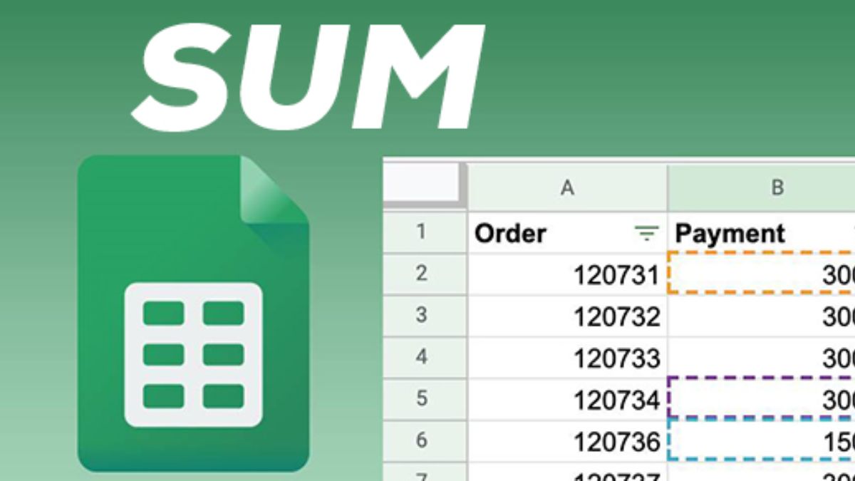 Cách sửa lỗi hàm SUM bằng 0 trong Google Sheet