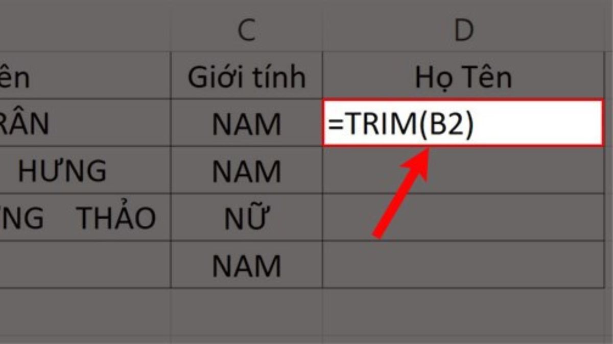 Cách sửa lỗi hàm SUM bằng 0 bằng cách loại bỏ ký tự ẩn