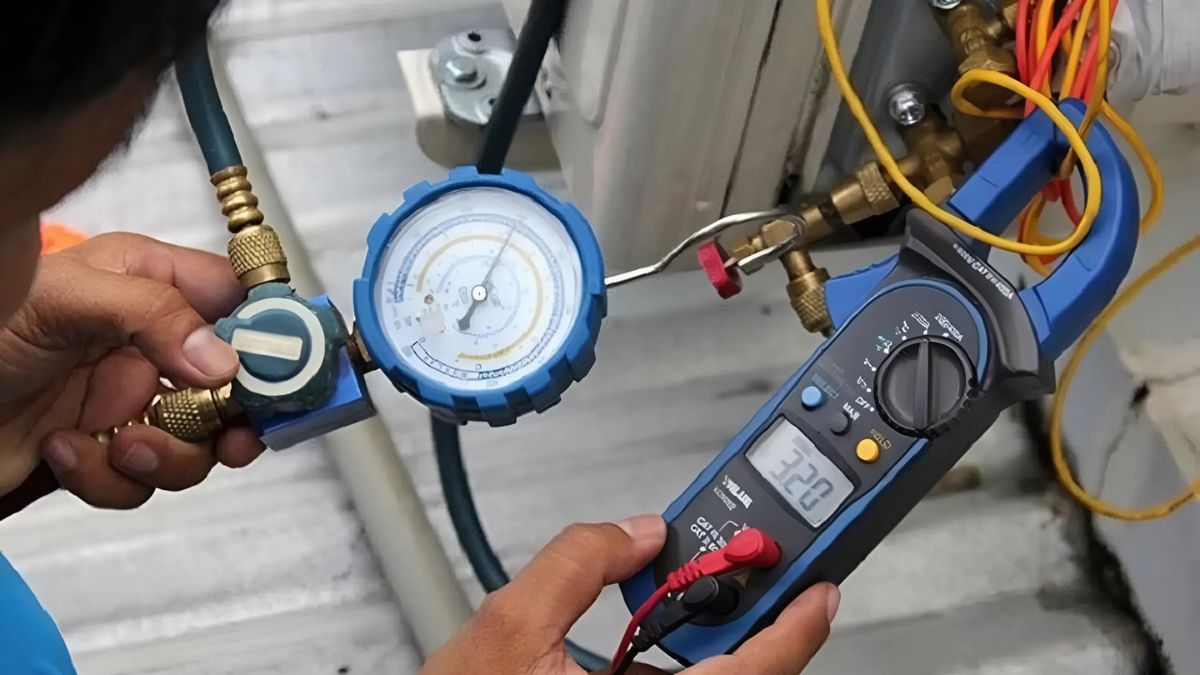 cách sửa máy điều hòa không lạnh do thiếu ga