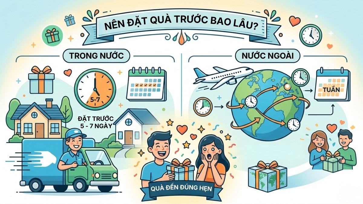 Kinh nghiệm thực tế giúp tặng quà yêu xa thành công 100%