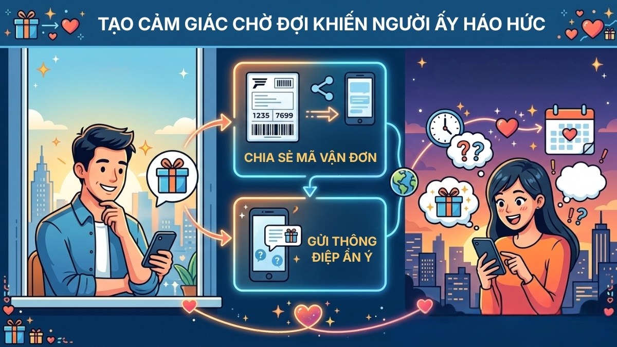 Kinh nghiệm thực tế giúp tặng quà yêu xa thành công 100%