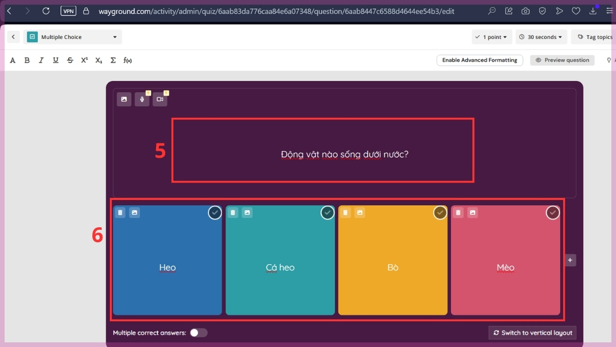 Cách tạo quiz thủ công trên WaygroundCách tạo quiz thủ công trên Wayground