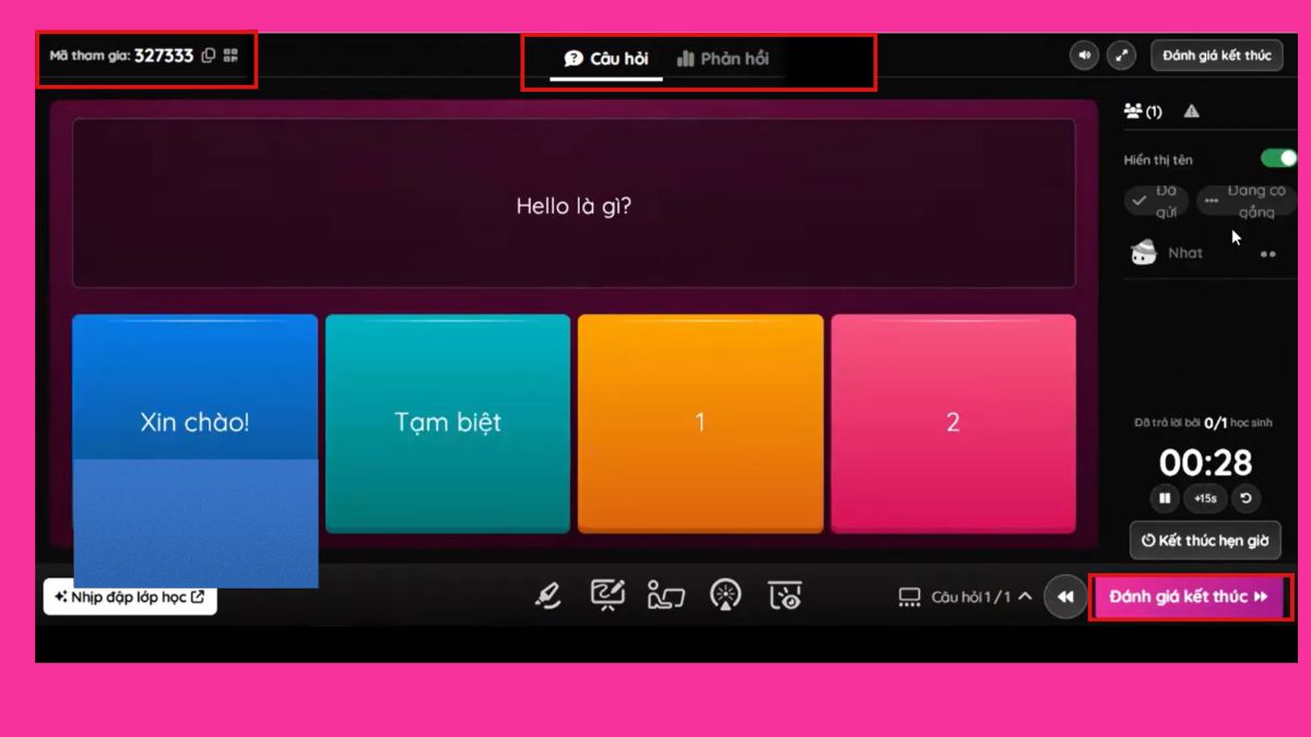 Cách tạo trò chơi trực tiếp trên Wayground với Live Session