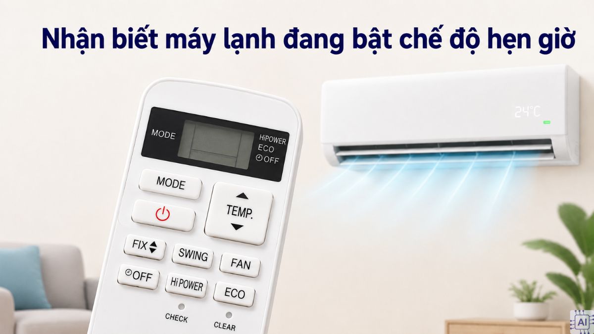 Cách tắt hẹn giờ máy lạnh Toshiba đơn giản trên remote