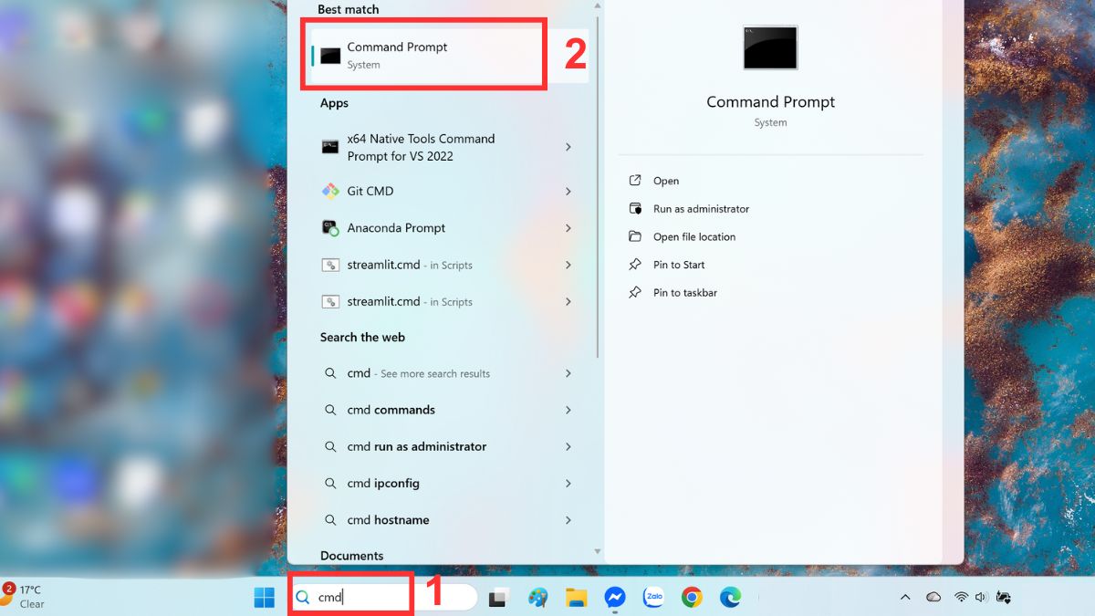 Cách vào BIOS MSI từ Windows 10/11 Bước 1