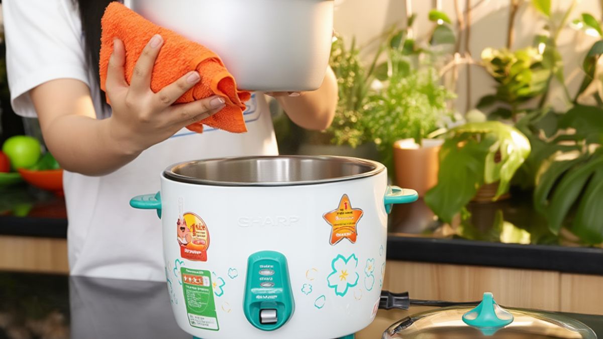 Cách vệ sinh nồi cơm điện nắp rời