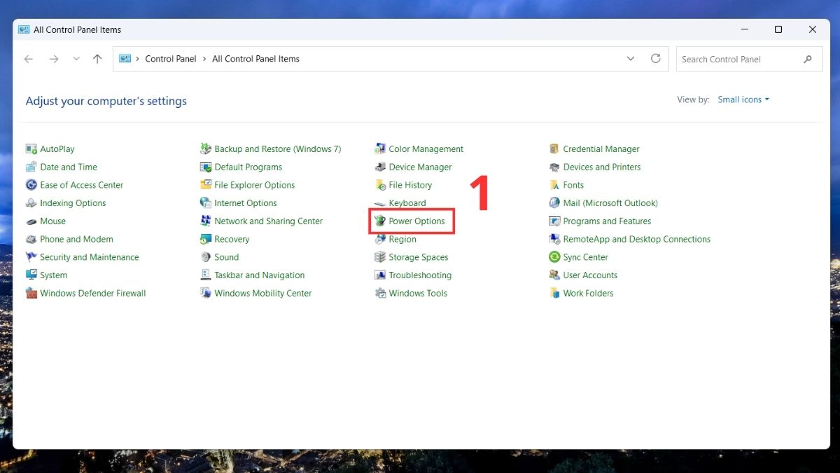 Cách xả pin laptop đúng cách từ chuyên gia bước 1