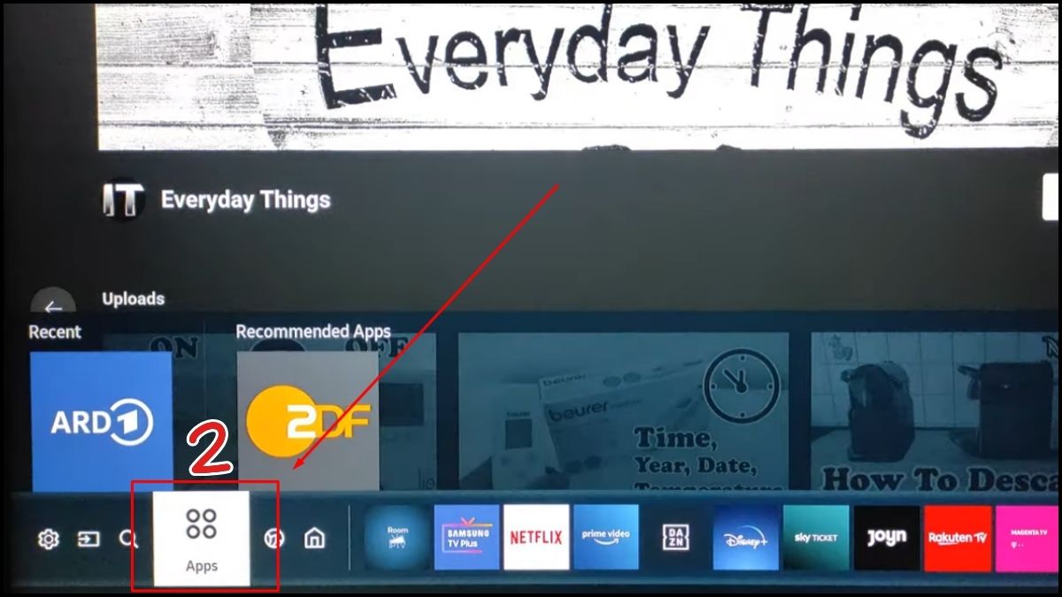 Cách xóa YouTube trên tivi Samsung đời mới