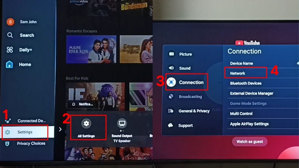 Cách cài đặt DNS cho tivi Samsung để mạng ổn định hơn