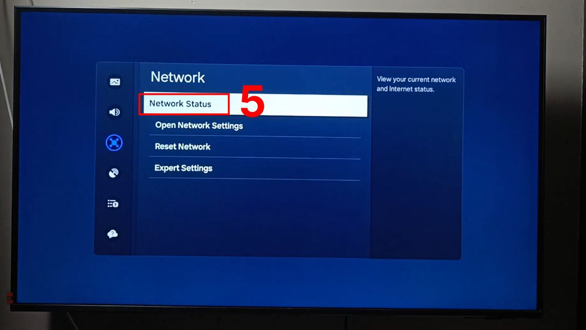 Cách xem địa chỉ IP của tivi Samsung