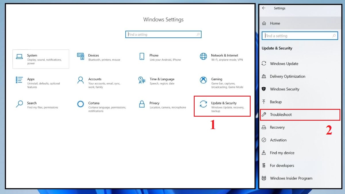 Chạy trình khắc phục sự cố âm thanh bước 1