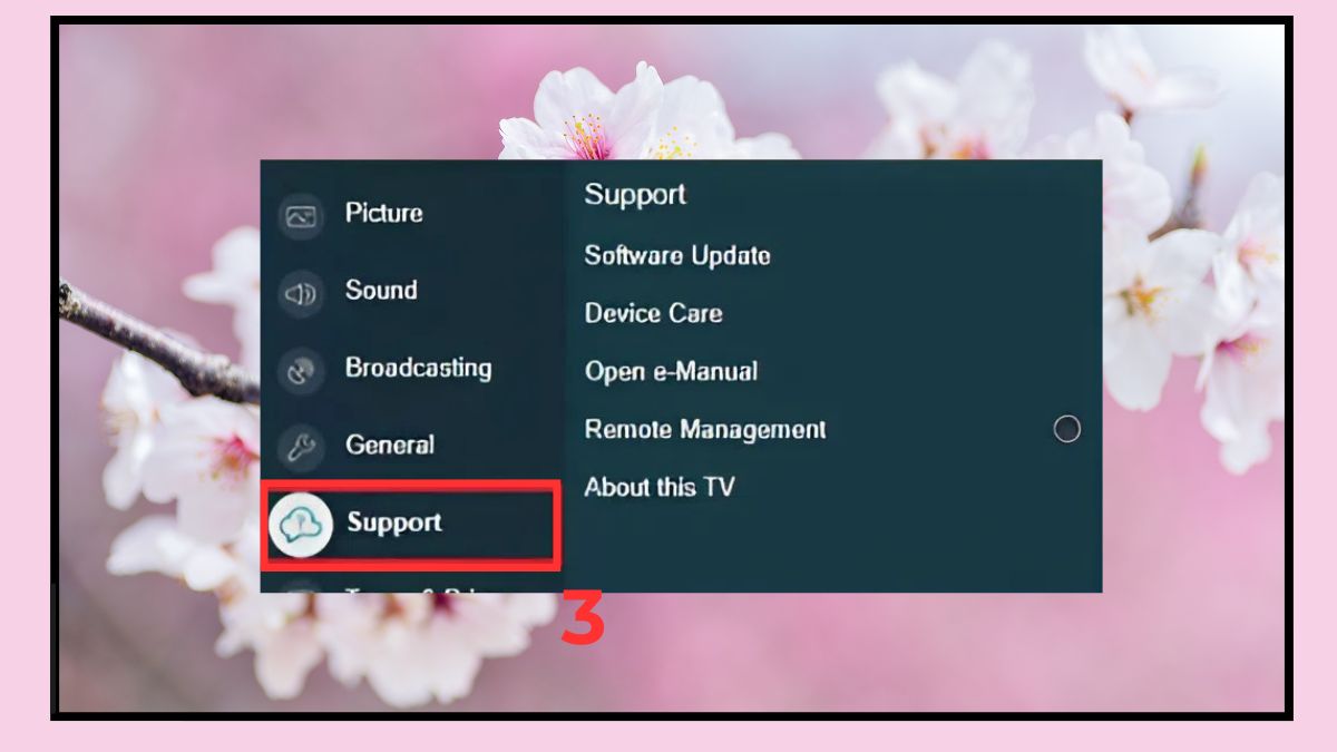 Cách cập nhật phần mềm tivi Samsung bằng USB bước 2