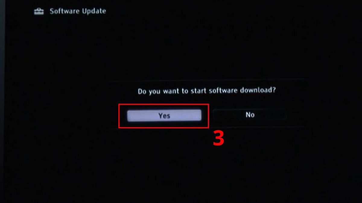 Cập nhật phần mềm tivi Sony cho các mẫu khác bước 3