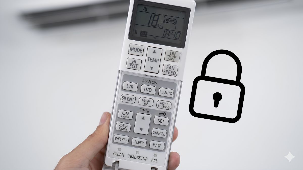 Các chế độ điều hòa nâng cao: remote Lock