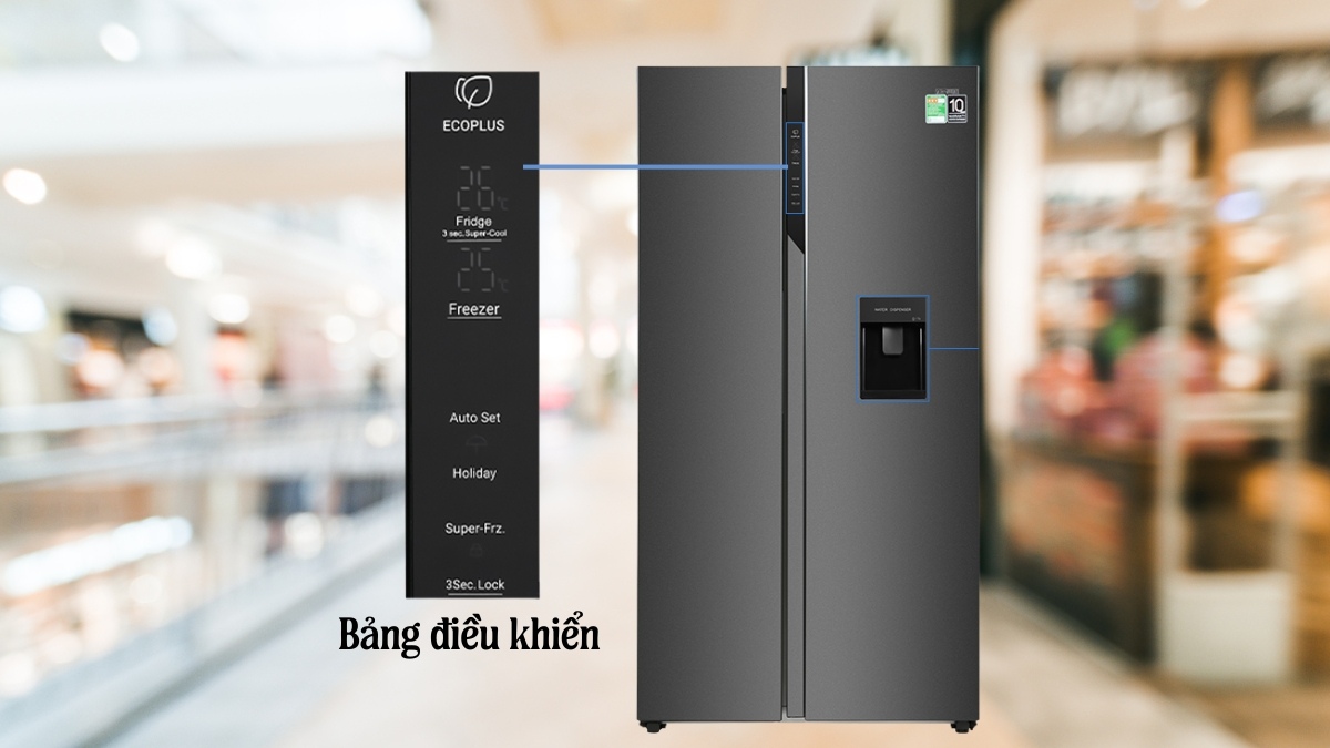 Các loại bảng điều khiển trên tủ lạnh Aqua