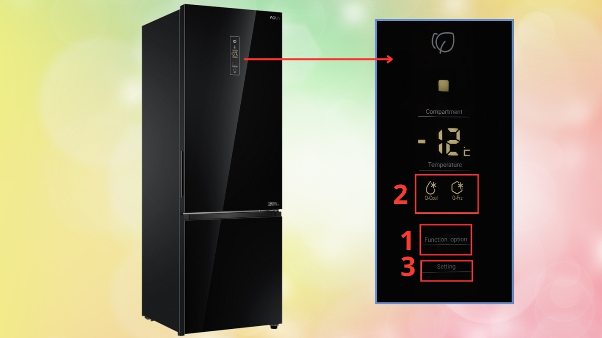 Cách chỉnh nhiệt độ tủ lạnh Aqua Inverter