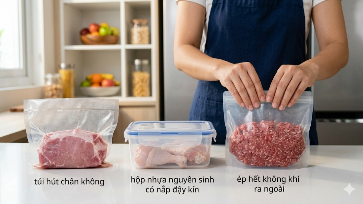 Cách xử lý thịt đúng cách trước khi cho vào tủ lạnh