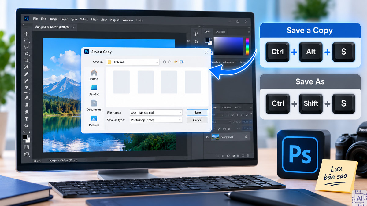 Chức năng của Ctrl + Alt + S