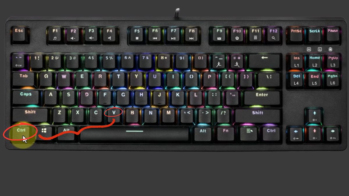 Cách dùng Ctrl+V trên Windows bước 4