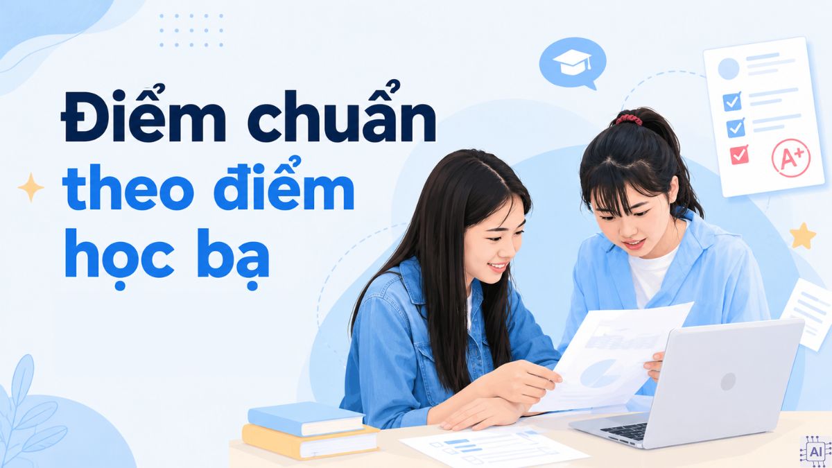 Điểm chuẩn theo điểm học bạ 2025