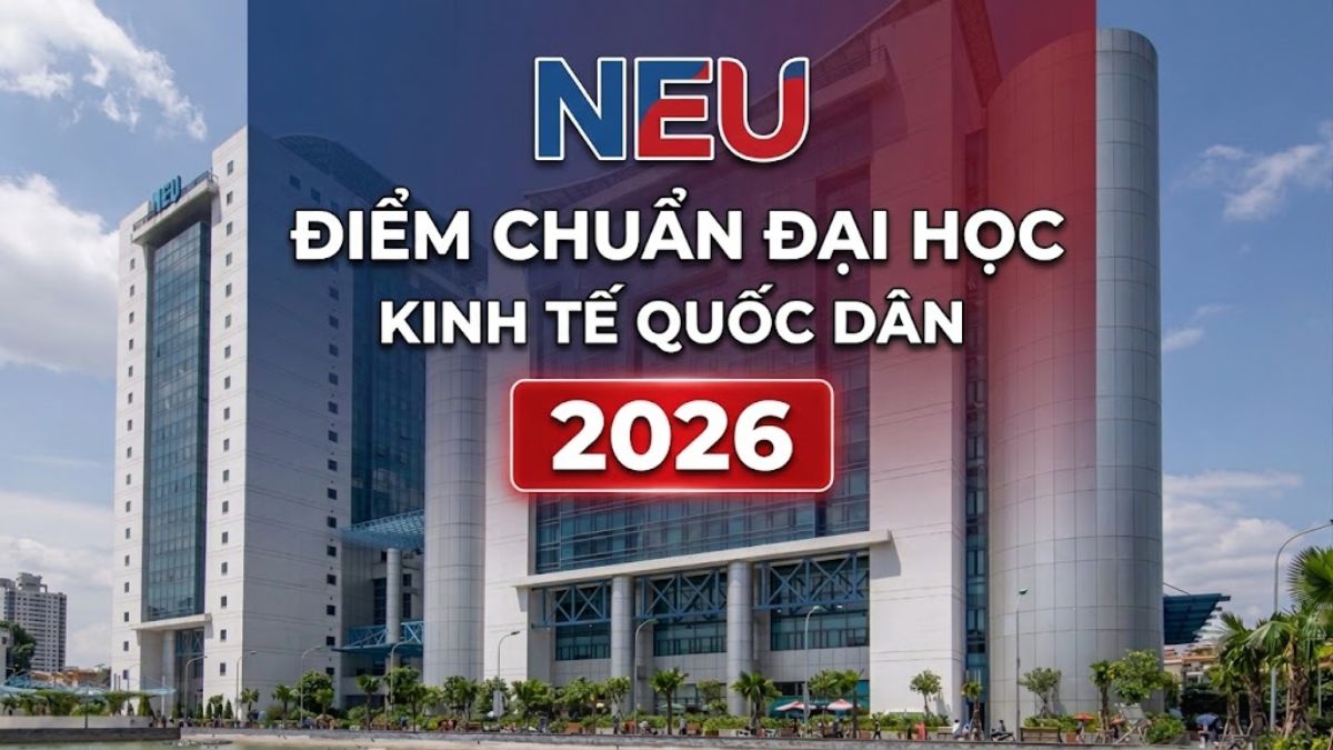 KHA - Điểm chuẩn Đại học Kinh tế Quốc dân 2026