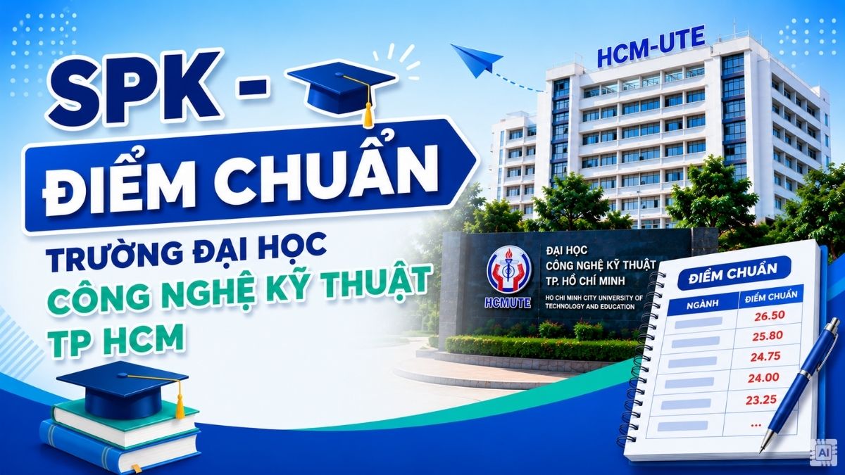 SPK - Điểm chuẩn Trường Đại học Công nghệ Kỹ thuật TP.HCM 2025