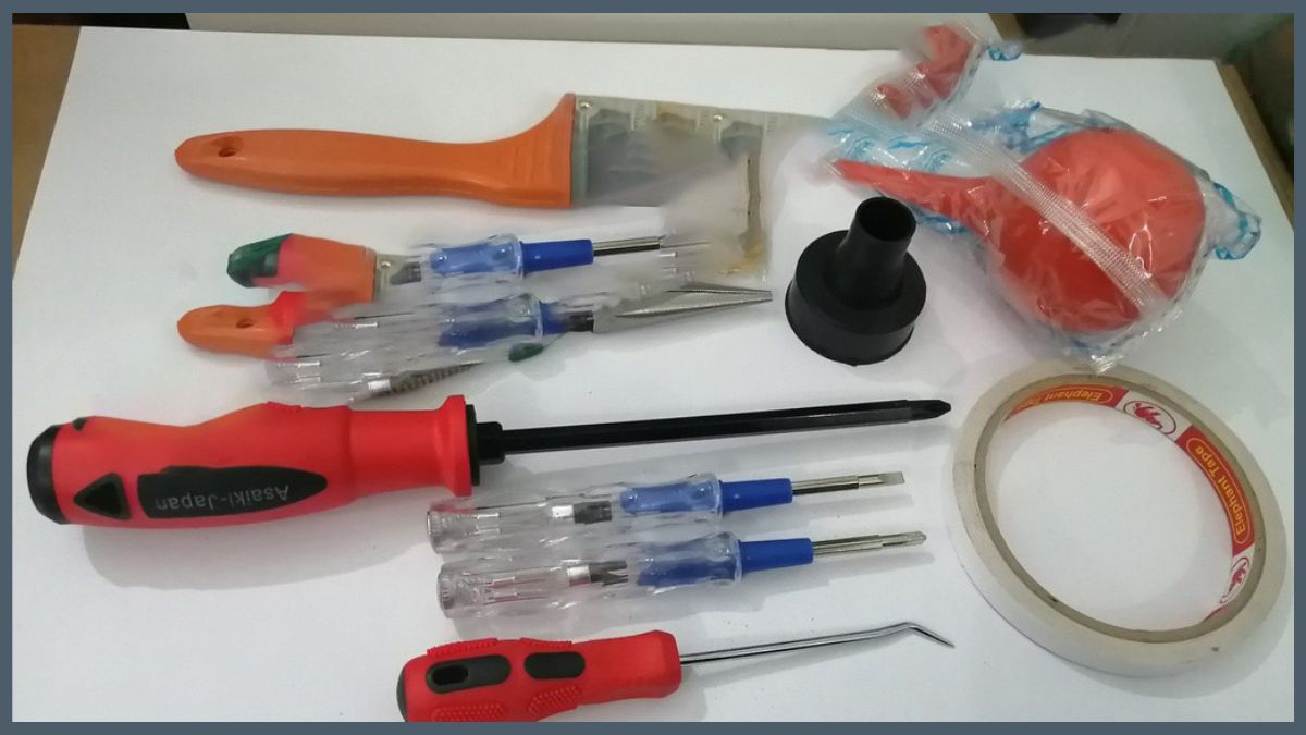 Các dụng cụ cần chuẩn bị đổ mực máy in