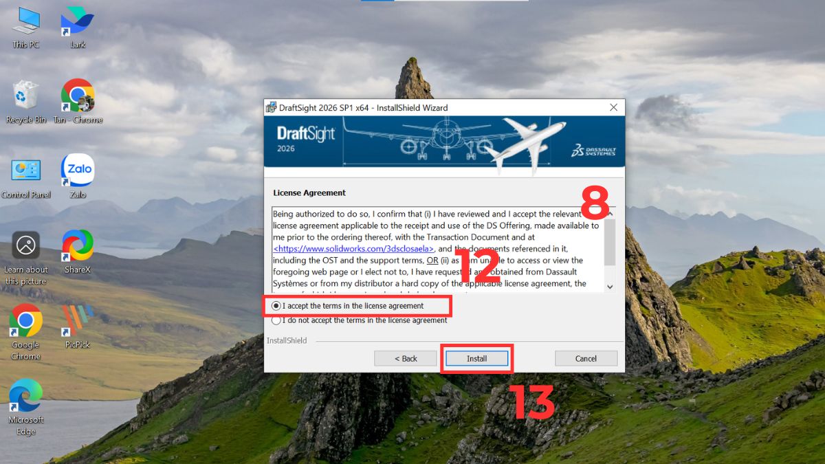 Cài đặt DraftSight trên Windows