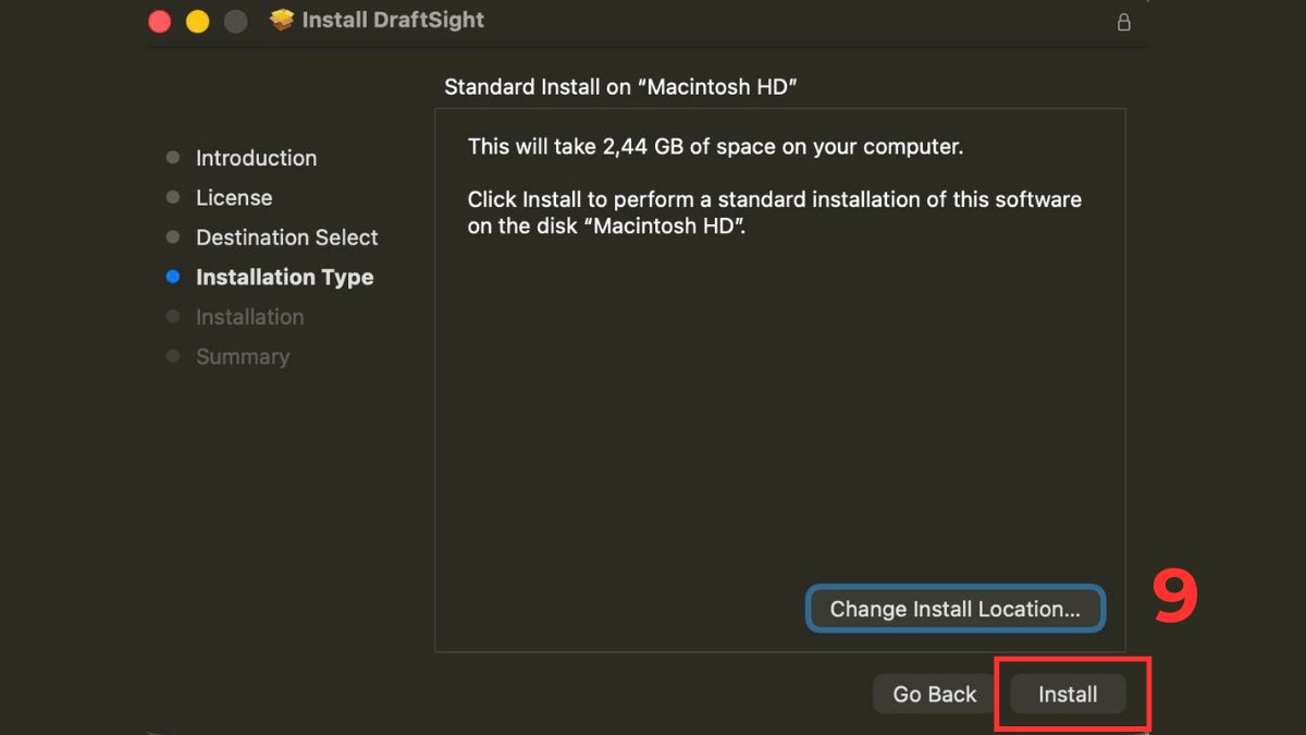 Cài đặt Draftsight trên macOS