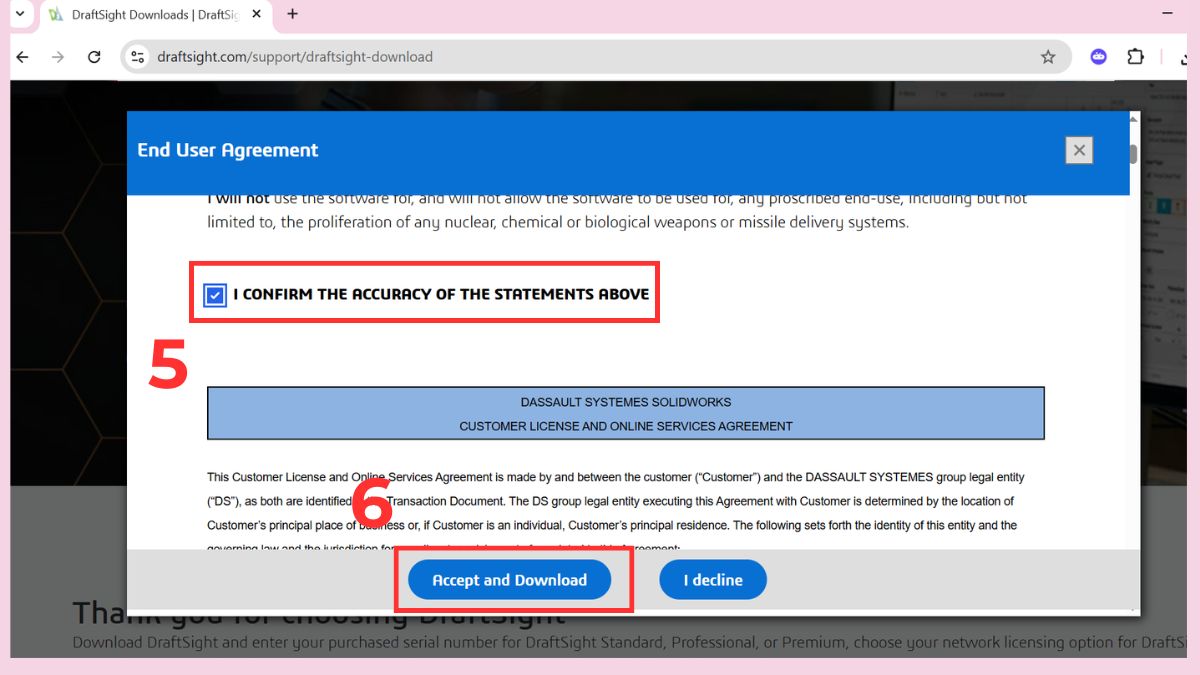 Cài đặt DraftSight trên Windows