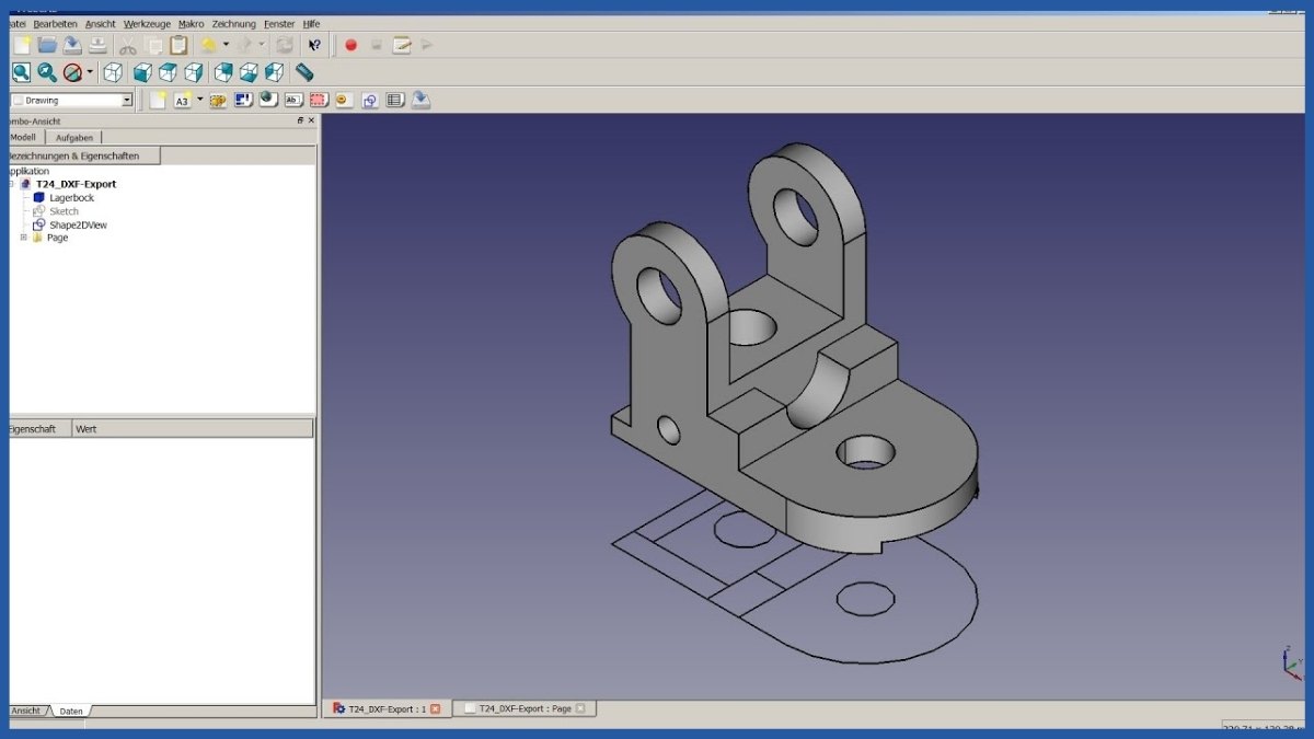 Làm quen với giao diện FreeCAD