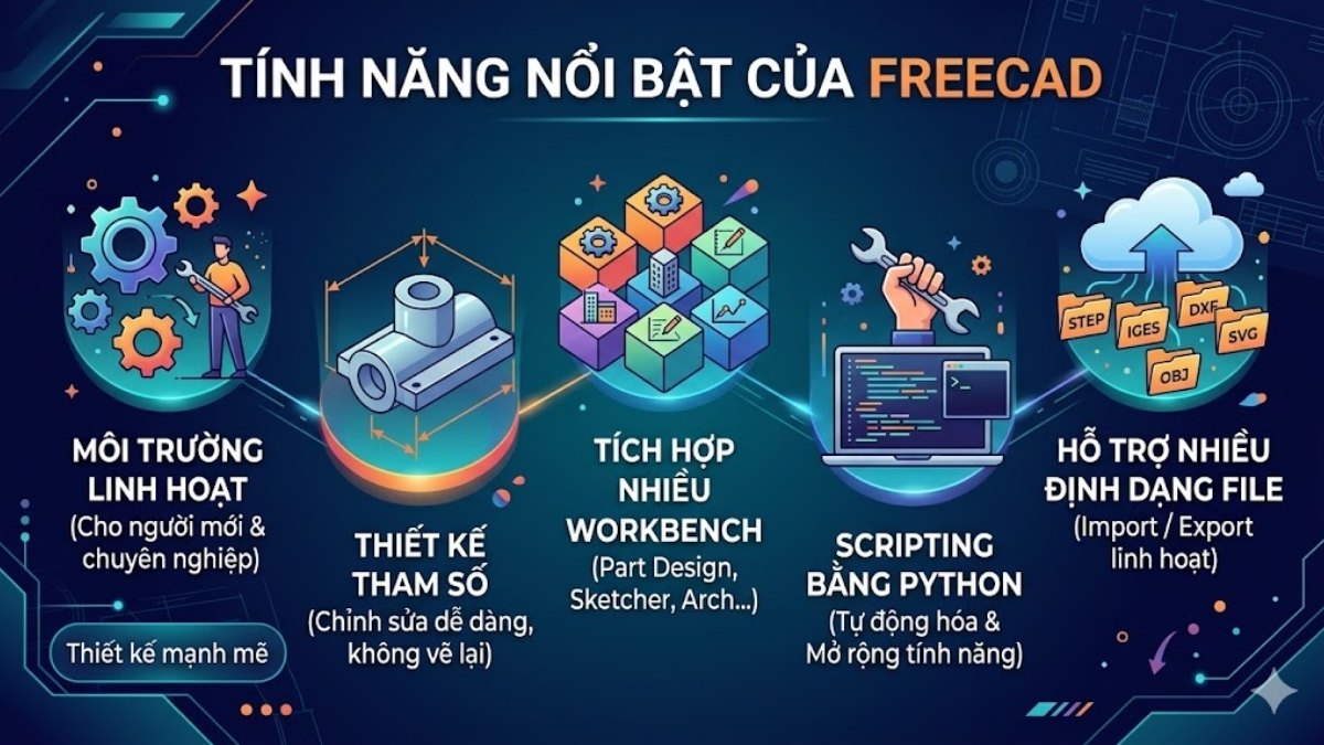   Những ứng dụng thực tiễn của FreeCAD  