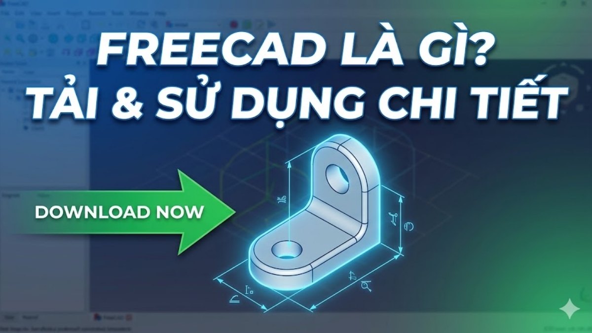 FreeCAD là gì? Hướng dẫn tải và sử dụng FreeCAD chi tiết