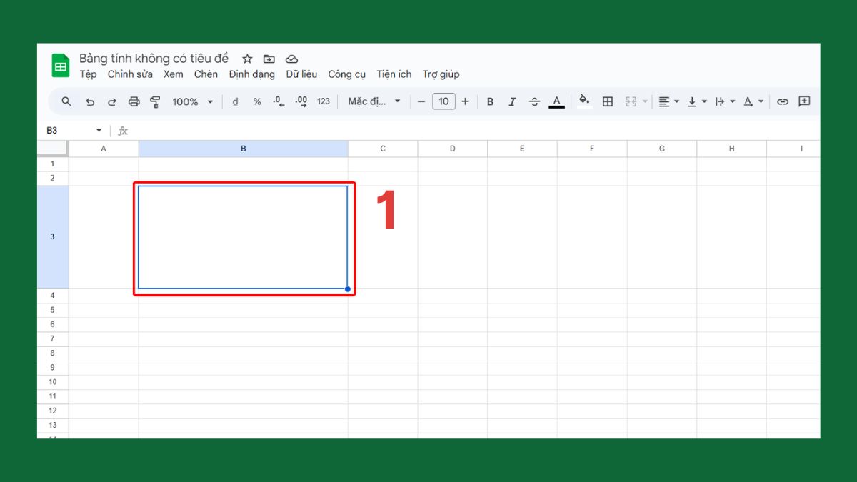 Hàm IMAGE trong Google Sheet chèn ảnh bằng URL công khai Bước 1