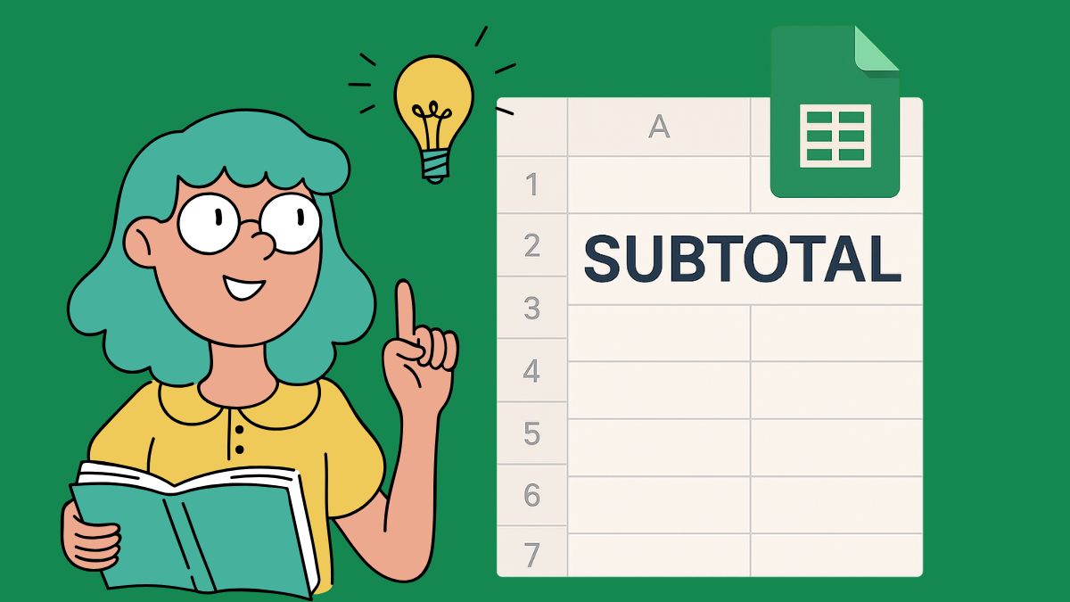 Lưu ý khi sử dụng hàm SUBTOTAL trong Google Sheet
