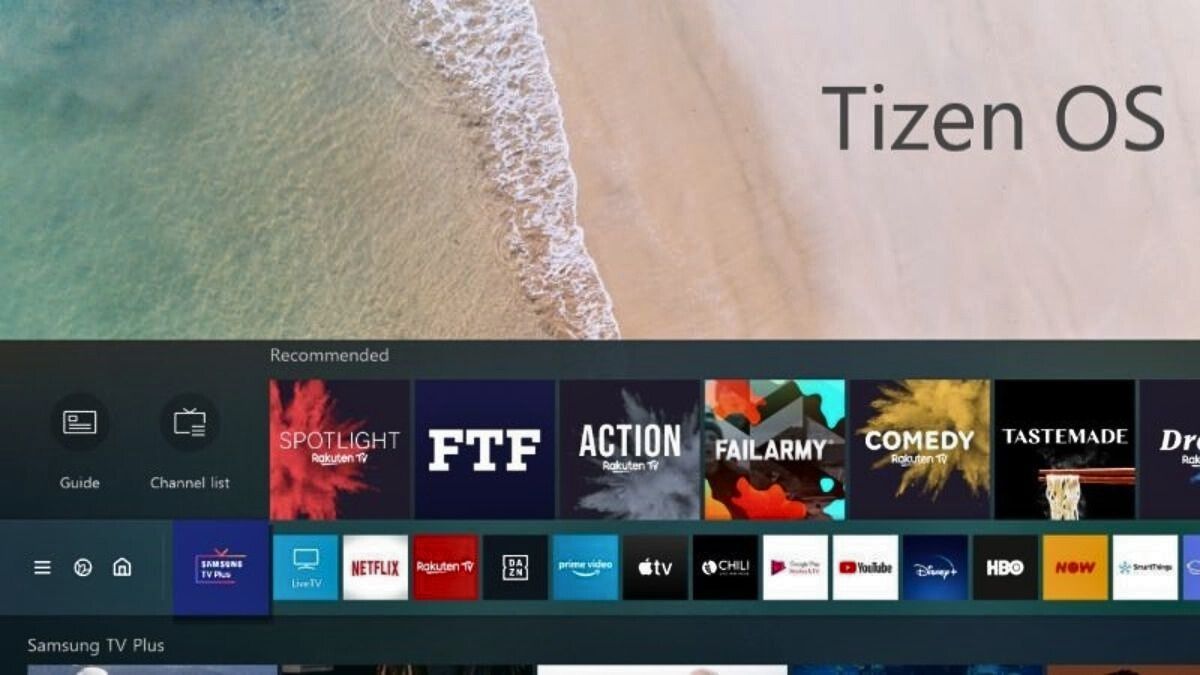 Hệ điều hành tivi Samsung là Tizen OS