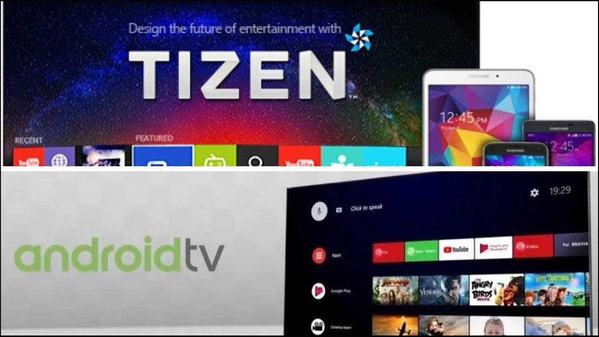 So sánh hệ điều hành tivi Samsung (Tizen OS) với Android TV