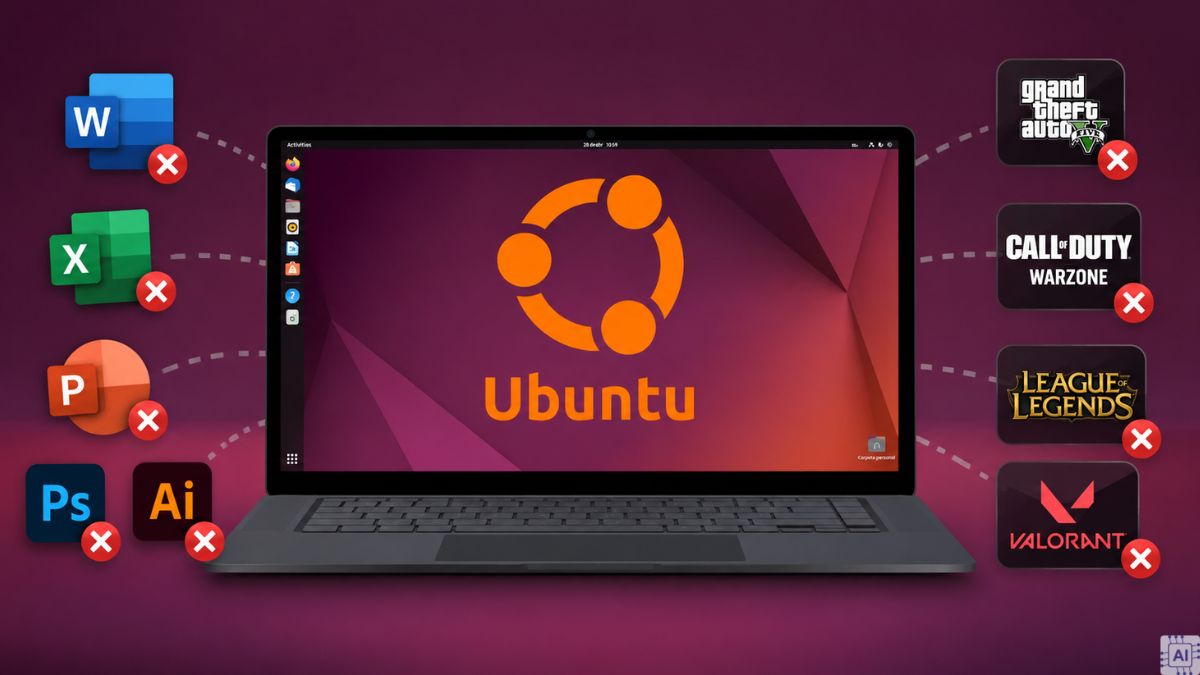 Nhược điểm của điều hành Ubuntu