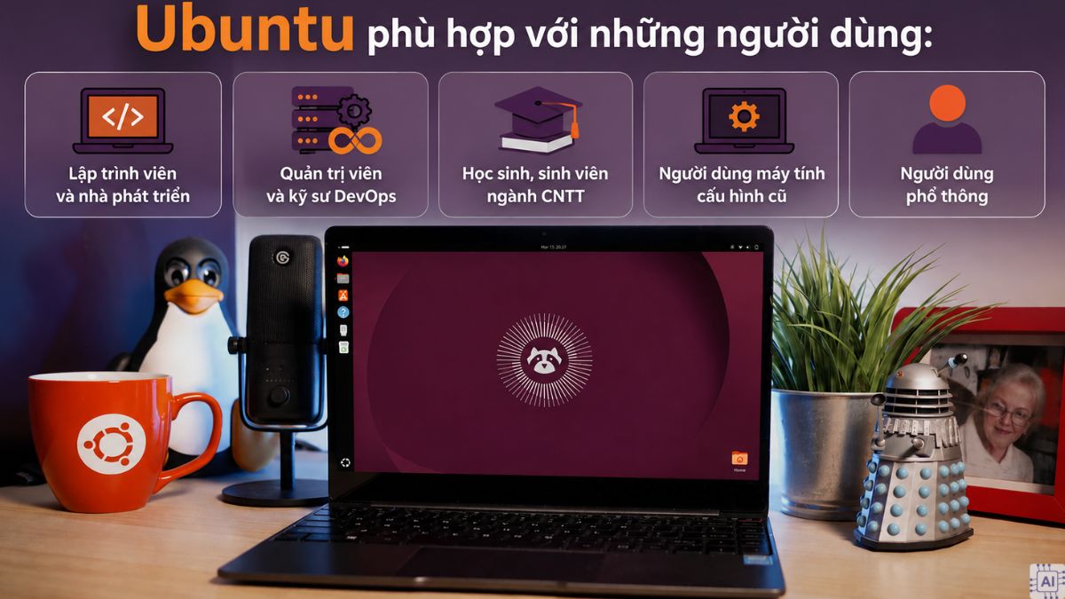 Hệ điều hành Ubuntu phù hợp với những người dùng nào?