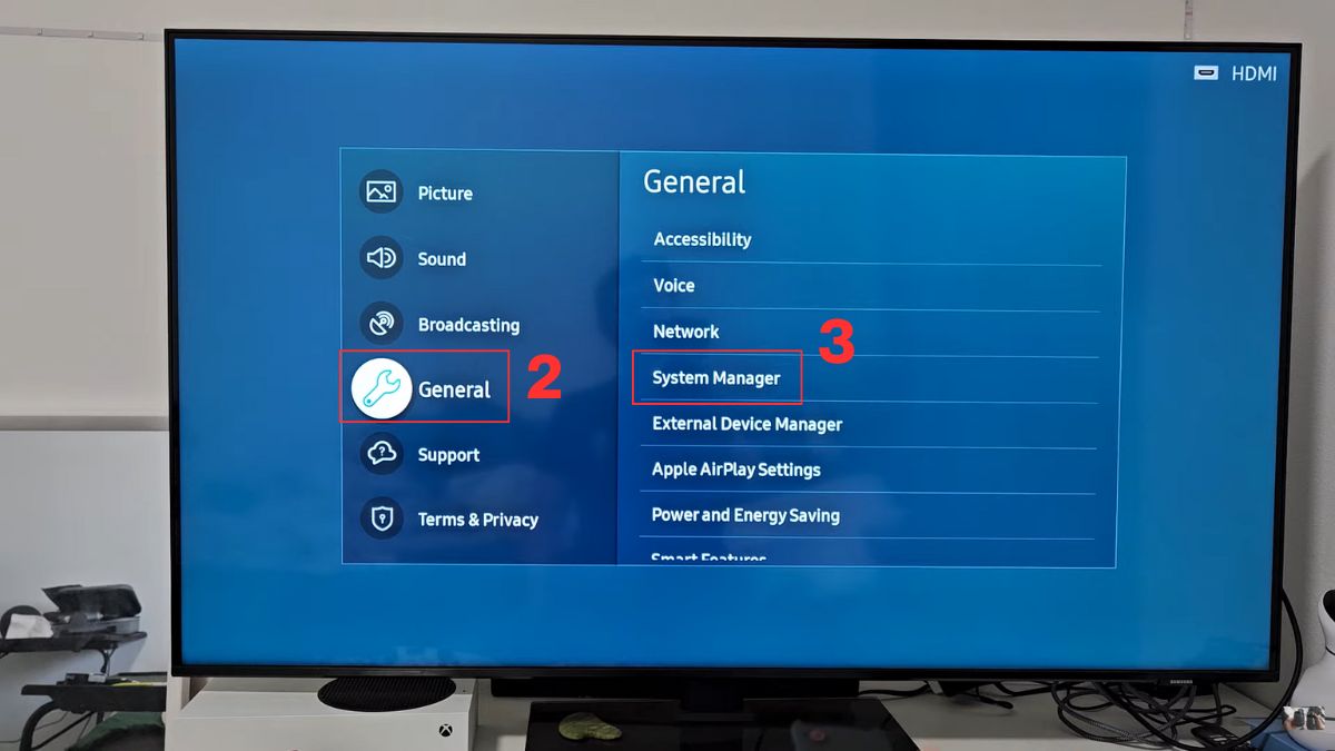 Cách tắt hẹn giờ tắt tivi Samsung: Tắt bộ định giờ ngủ