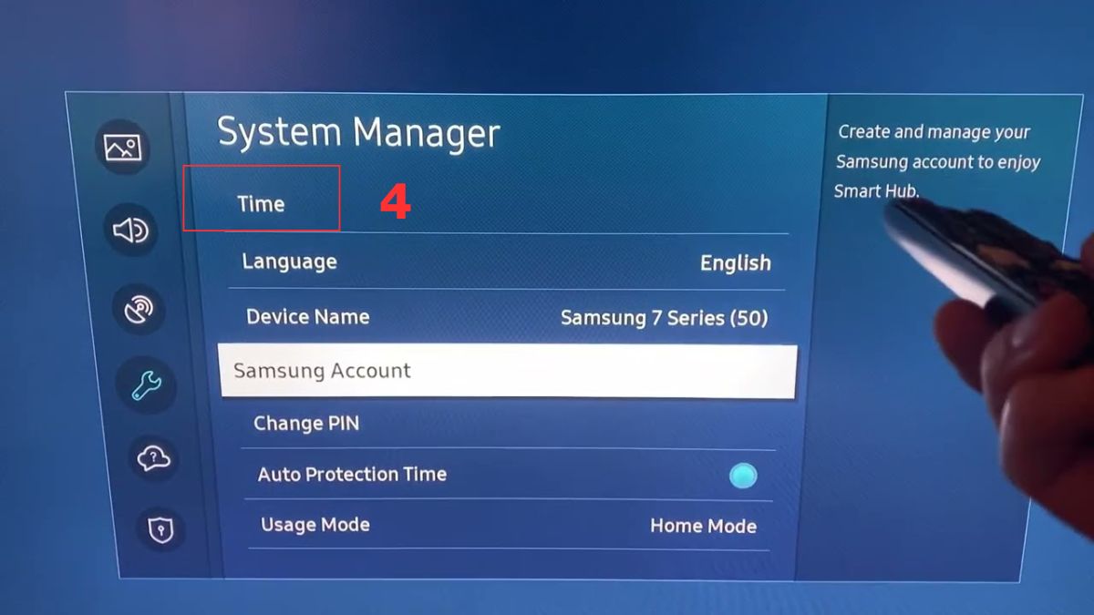 Cách tắt hẹn giờ tắt tivi Samsung: Tắt bộ định giờ tắt