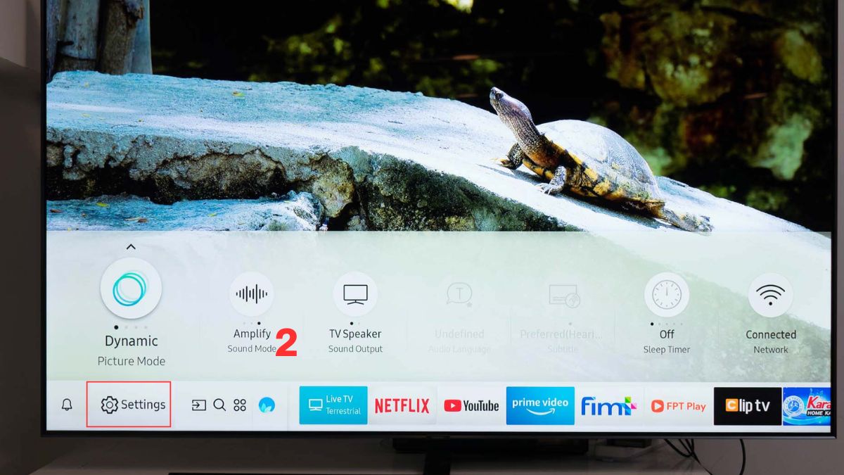 Các bước hẹn giờ tắt tivi Samsung bằng Sleep Timer