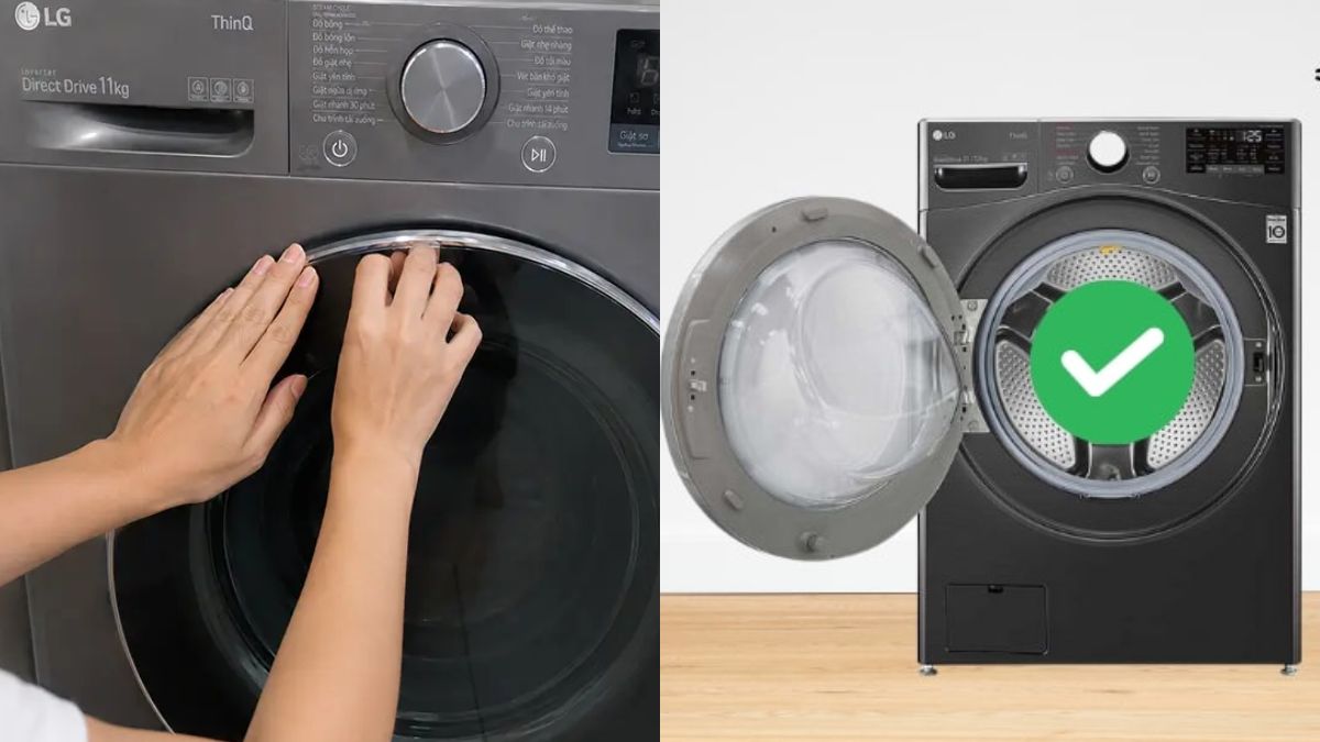 Cách xử lý lỗi UE khi giặt chăn bằng máy giặt LG