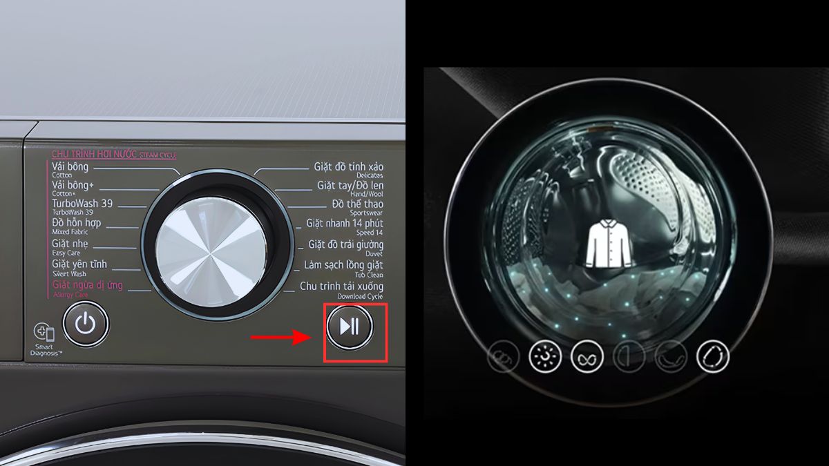Hướng dẫn giặt chăn bằng máy giặt LG đúng cách